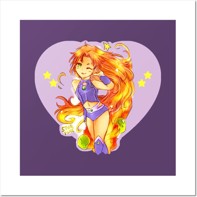 ✩ Starfire ✩ Wall Art by candypiggy